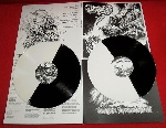 hooded menace - never cross the dead (black & white wax) hooded menace - never cross the dead (black & white wax)