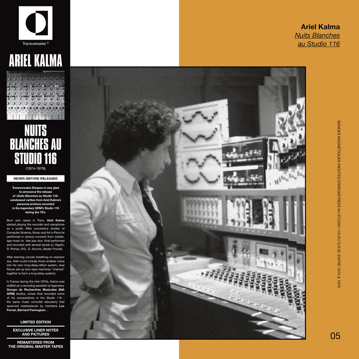 ariel kalma - nuits blanches au studio 116 ariel kalma - nuits blanches au studio 116