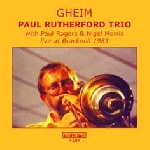 paul rutherford trio - gheim paul rutherford trio - gheim