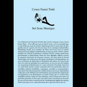 Cosey Fanni Tutti – Art Sexe Musique