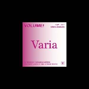 Volume! – Varia (La Revue Des Musiques Populaires)