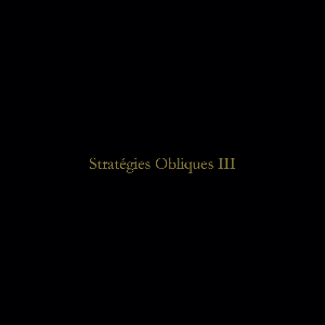 Bj Nilsen/Bruno Duplant – Stratégies Obliques Iii (White Color Vinyl)
