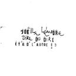 joëlle léandre - dire du dire joëlle léandre - dire du dire