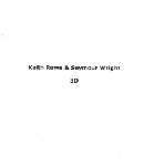 keith rowe - seymour wright - 3d keith rowe - seymour wright - 3d
