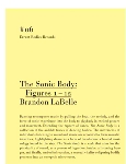 brandon labelle - the sonic body: figures 1-12 brandon labelle - the sonic body: figures 1-12