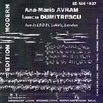 ana-maria avram - iancu dumitrescu - live in LSO st. luke's, london - extreme point of gravity ana-maria avram - iancu dumitrescu - live in LSO st. luke's, london - extreme point of gravity