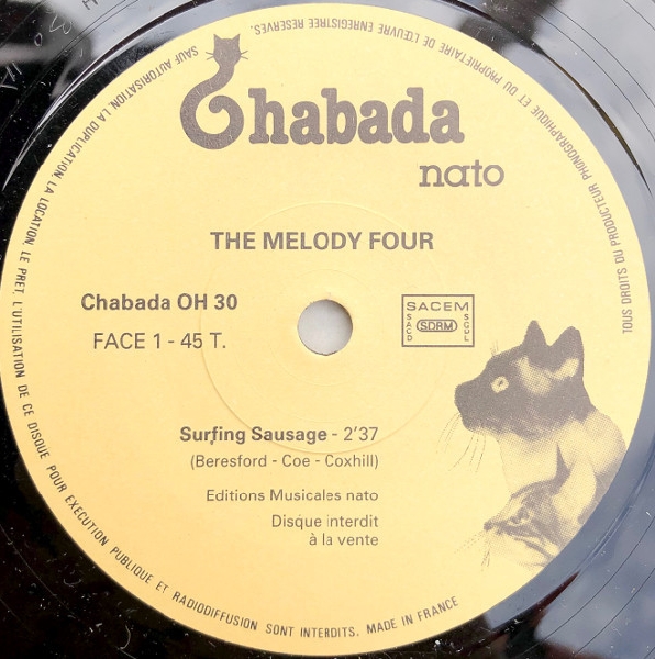 the melody four (coxhill - beresford - coe) - surfing sausage / allegro spirituoso / the melody four ? si senôr ! please stop the melody four (coxhill - beresford - coe) - surfing sausage / allegro spirituoso / the melody four ? si senôr ! please stop