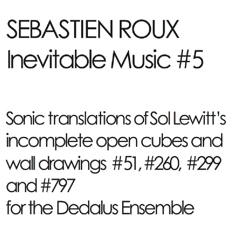 sébastien roux - inevitable music #5 sébastien roux - inevitable music #5