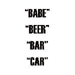 dual action - babe beer bar car dual action - babe beer bar car